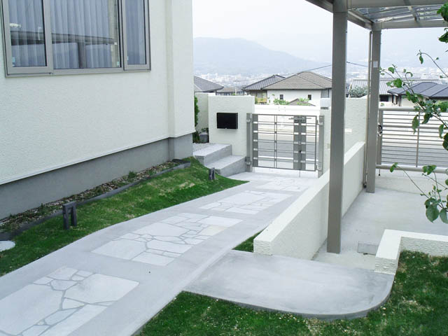 玄関アプローチ エクステリアデザイン 福岡 佐賀の外構 エクステリア ガーデニングは太陽ハウジングへ ページ 4
