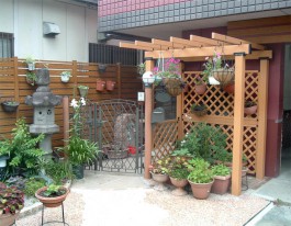 福岡県春日市　Y様邸　ガーデニング　ガーデン　洋風ガーデン外構工事　デザイン