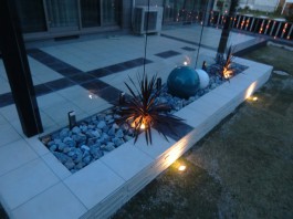 福岡県古賀市　Ｍ様邸　サンルーム　ガーデンルーム　　ガーデン　　テラス　　ライトアップ　施工例　デザイン
