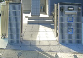 福岡県福岡市南区F様邸新築外構のデザイン例。スタイリッシュでモダンなエクステリア。