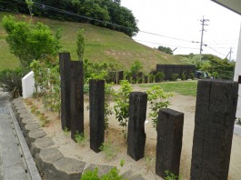 福岡県宗像市F様邸新築外構とガーデン工事のデザイン例。ナチュラルおしゃれ。