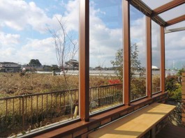 福岡県大牟田市の庭・ガーデンリフォーム工事。デッキとココマでマイホームガーデンへ。