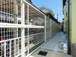 福岡県春日市の門まわりの階段・ポーチ・アプローチ・フェンスなどのリフォーム工事。