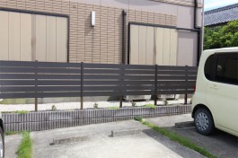福岡県八女市　M様邸　フェンス施工例（リフォーム）