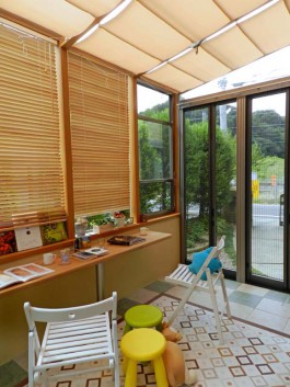 福岡県筑紫野市のガーデンルーム・サンルーム工事。お庭におしゃれなガーデンルームを。